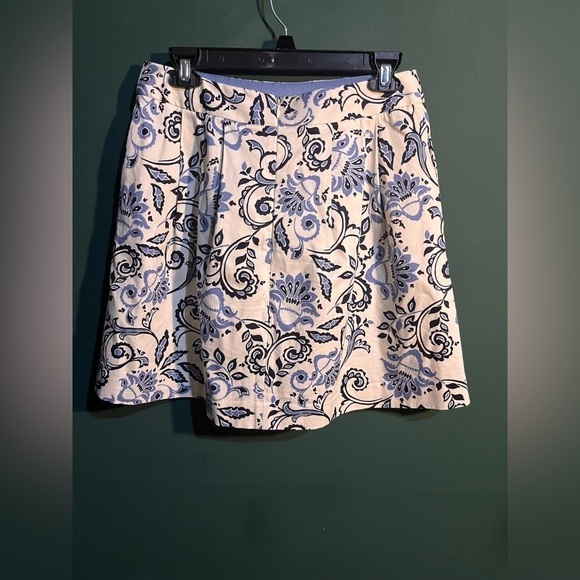 Ann Taylor Loft Paisley Skirt with Pockets - Picture 3 of 6